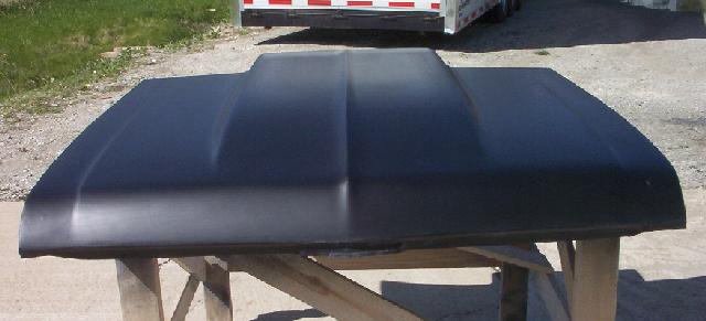 1968-1974 Nova / Chevy Ii 2" Cowl Induction Bolt-On Fiberglass Hood - Glasstek H1030 product image