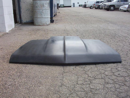 1967 Chevelle 2" Cowl Induction Bolt-On Fiberglass Hood (Full Frame) - Glasstek H1077 - view 2