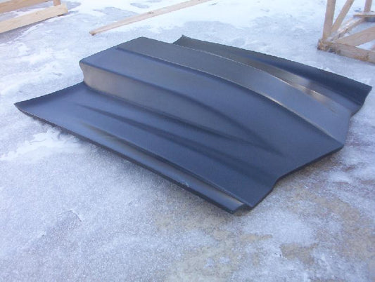 1970-1981 Camaro 4" Cowl Induction Bolt-On Fiberglass Hood - Glasstek H1090 product image