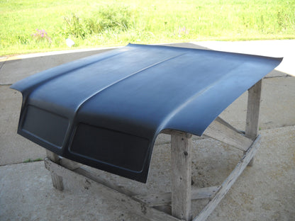 1976-1978 Chevette Pin-On Fiberglass Hood With Cowl Panel - Glasstek H1113 - view 2