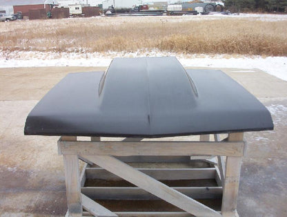 1967 Chevelle 4" Cowl Induction Bolt-On Fiberglass Hood (Full Frame) - Glasstek H1122 - view 2