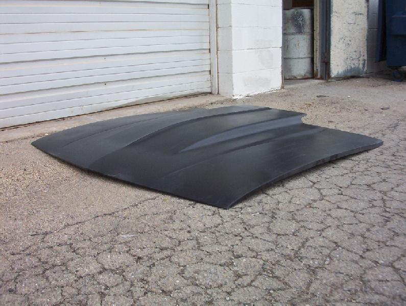 1982-1992 Camaro 2" Cowl Induction Bolt-On Fiberglass Hood - Glasstek H1138 product image