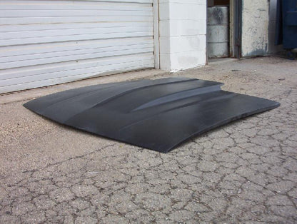 1982-1992 Camaro 2" Cowl Induction Bolt-On Fiberglass Hood - Glasstek H1138 product image