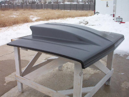 1982-1993 S-10 / S-15 4" Cowl Induction Bolt-On Fiberglass Hood - Glasstek H1164 product image