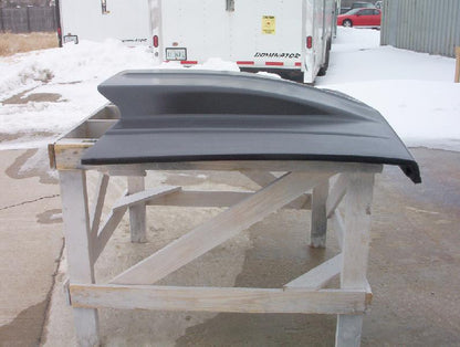 1982-1993 S-10 / S-15 4" Cowl Induction Bolt-On Fiberglass Hood - Glasstek H1164 - view 3