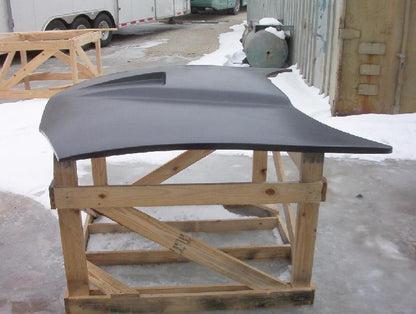 1993-1997 Camaro SS Style Bolt-On Fiberglass Hood - Glasstek H1168 - view 2