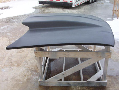 1991-1996 Impala / Caprice 4" Cowl Induction Bolt-On Fiberglass Hood - Glasstek H1190 - view 3