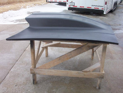 1978-1988 El Camino 78-82 Malibu 5" Cowl Induction Bolt-On Fiberglass Hood - Glasstek H1192 - view 2