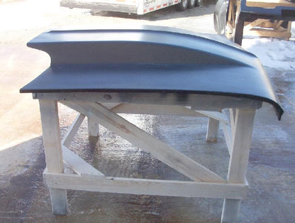 1966-1967 Nova / Chevy Ii 5" Cowl Induction Bolt-On Fiberglass Hood - Glasstek H1216 - view 3