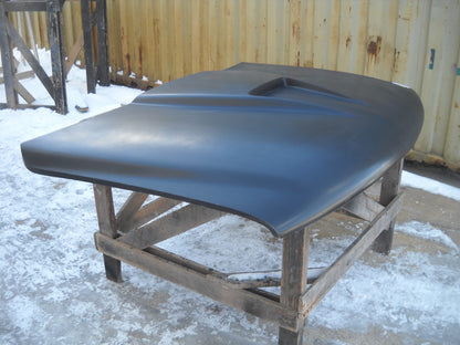 1999-2002 Chevrolet Truck Bolt-On Fiberglass Hood With SS Camaro Style Scoop - Glasstek H1218 product image