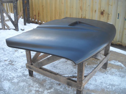 1999-2002 Chevrolet Truck Bolt-On Fiberglass Hood With SS Camaro Style Scoop - Glasstek H1218 product image