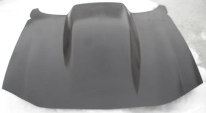 1998-2002 Camaro 5" Sunoco / Bubble Style Cowl Induction Pin-On Fiberglass Hood Extended To Windshield - Glasstek H1262