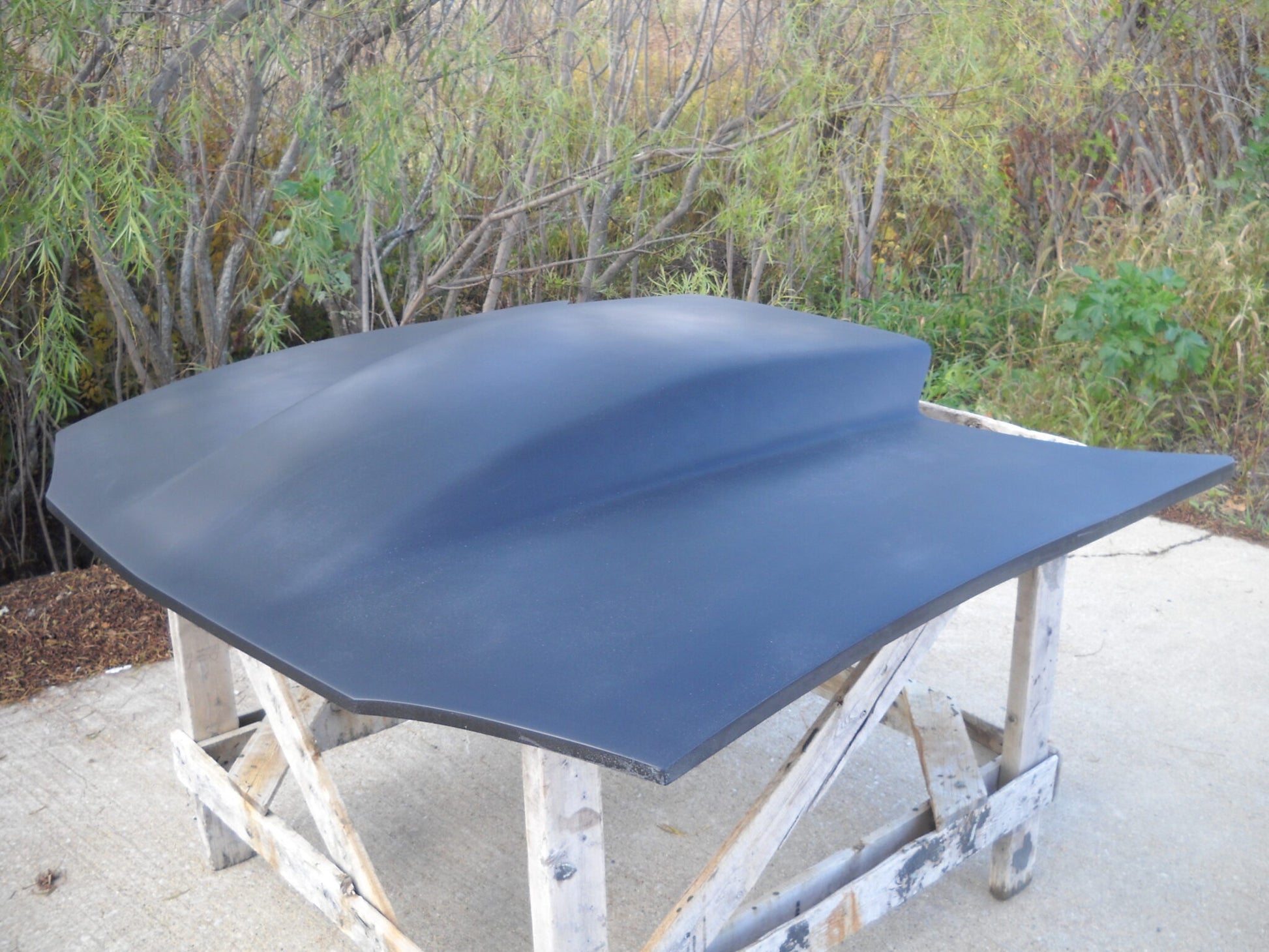 1993-1997 Camaro 4" Sunoco Style Cowl Induction Bolt-On Fiberglass Hood (Stock Size Hood) - Glasstek H1301 product image