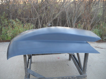 1994-2004 S-10 5" Tall Sunoco / Bubble Style Cowl Induction Extended Pin-On Fiberglass Hood (Hood Is Extra Long) - Glasstek