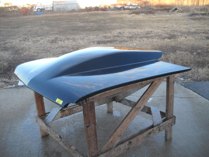 1962-1965 Nova / Chevy Ii 5" Sunoco / Bubble Style Cowl Induction Bolt-On Fiberglass Hood - Glasstek H1311 - view 3