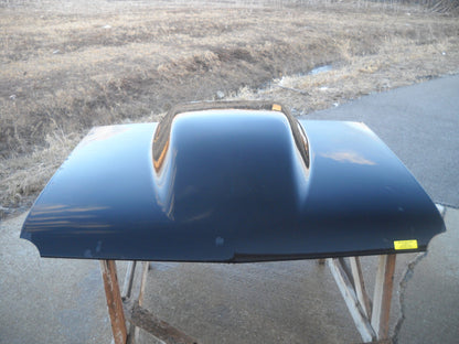 1962-1965 Nova / Chevy Ii 5" Sunoco / Bubble Style Cowl Induction Bolt-On Fiberglass Hood - Glasstek H1311 product image