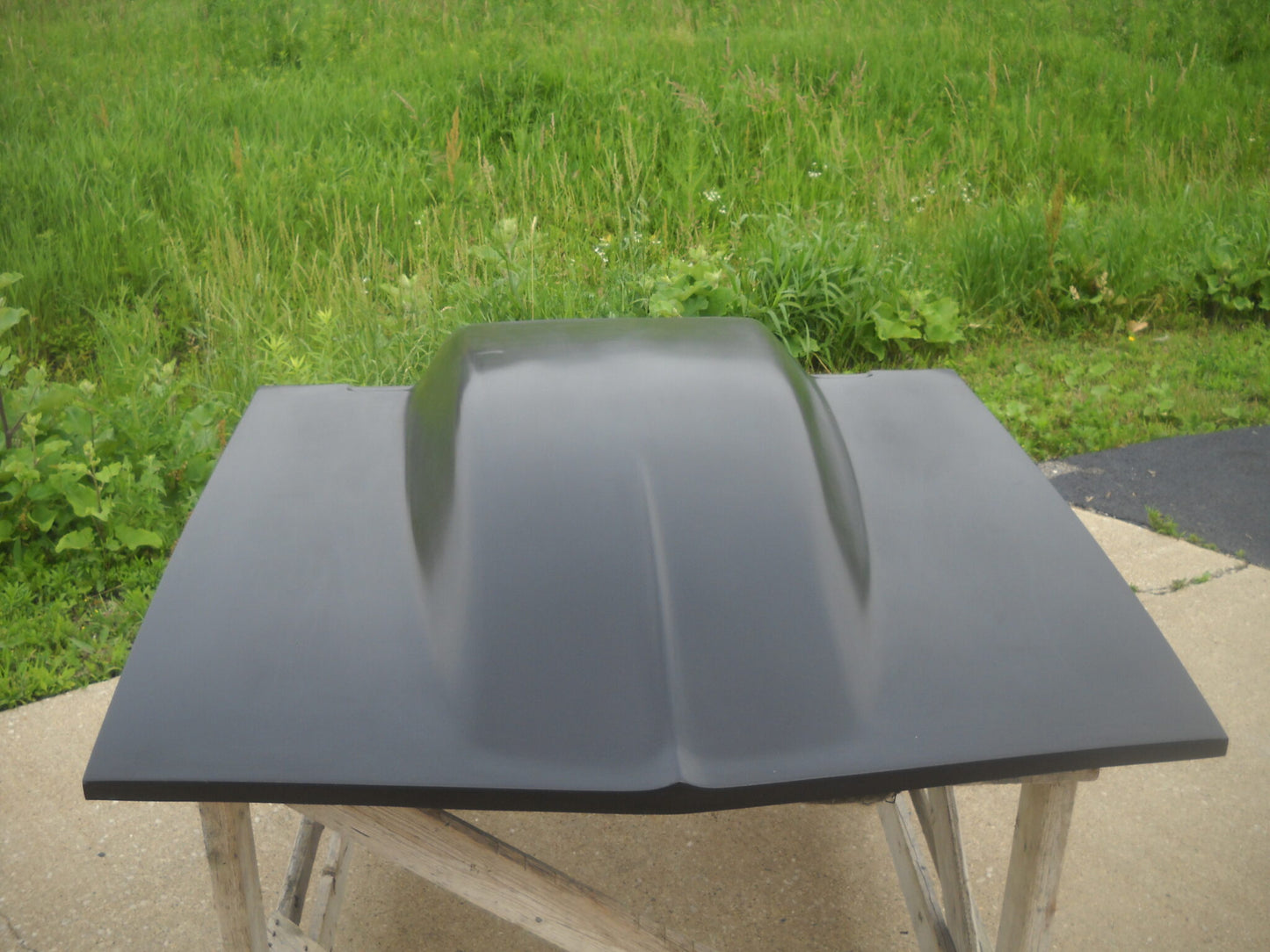 1967-1969 Camaro 5" Sunoco / Bubble Style Bolt-On Fiberglass Hood - Glasstek H1318 - view 2