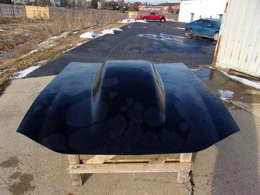 1998-2002 Camaro 6 1/2" Sunoco / Bubble Style Xxl Pin-On Fiberglass Hood (Fits 98-02 Camaro Ext. Front End) - Glasstek H1319