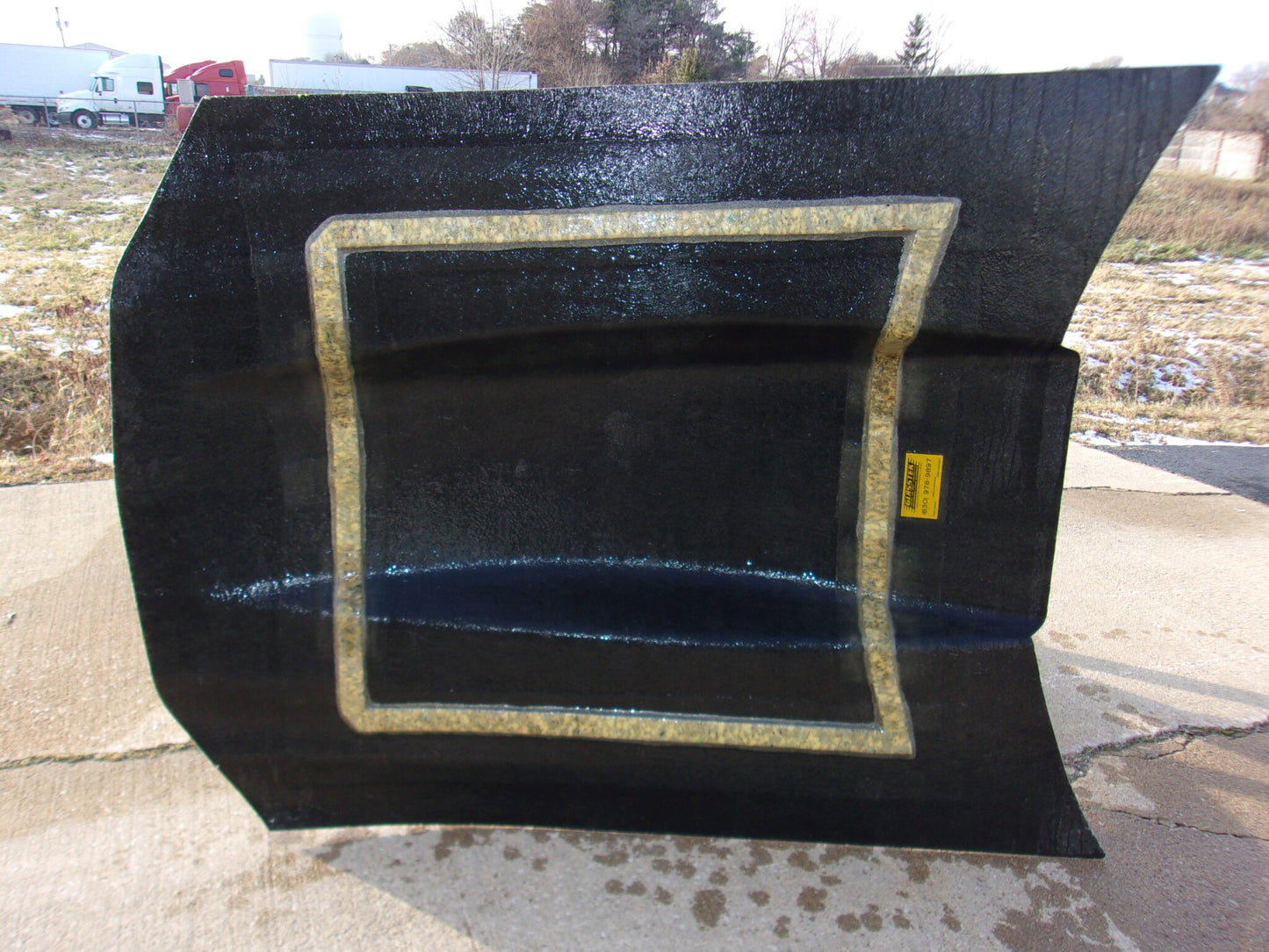 1998-2002 Camaro 6 1/2" Sunoco / Bubble Style Xxl Pin-On Fiberglass Hood (Fits 98-02 Camaro Ext. Front End) - Glasstek H1319