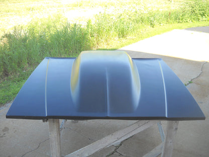 1981-1988 Monte Carlo 5" Sunoco / Bubble Style Bolt-On Fiberglass Hood - Glasstek H1323 - view 2