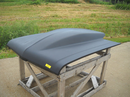 1968-1974 Nova / Chevy Ii 5" Sunoco / Bubble Style Bolt-On Fiberglass Hood - Glasstek H1325 - view 2