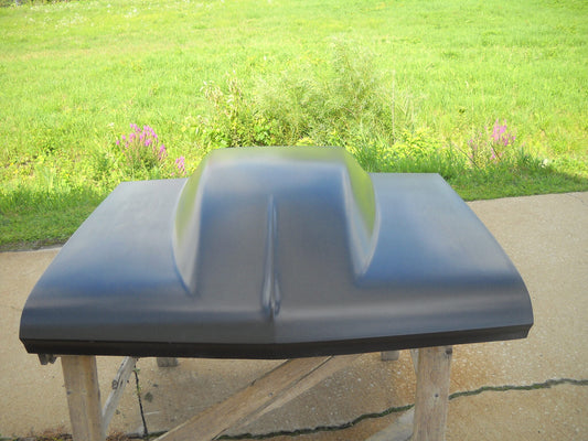 1966-1967 Nova / Chevy Ii 5" Sunoco / Bubble Style Style Bolt-On Fiberglass Hood - Glasstek H1329 product image