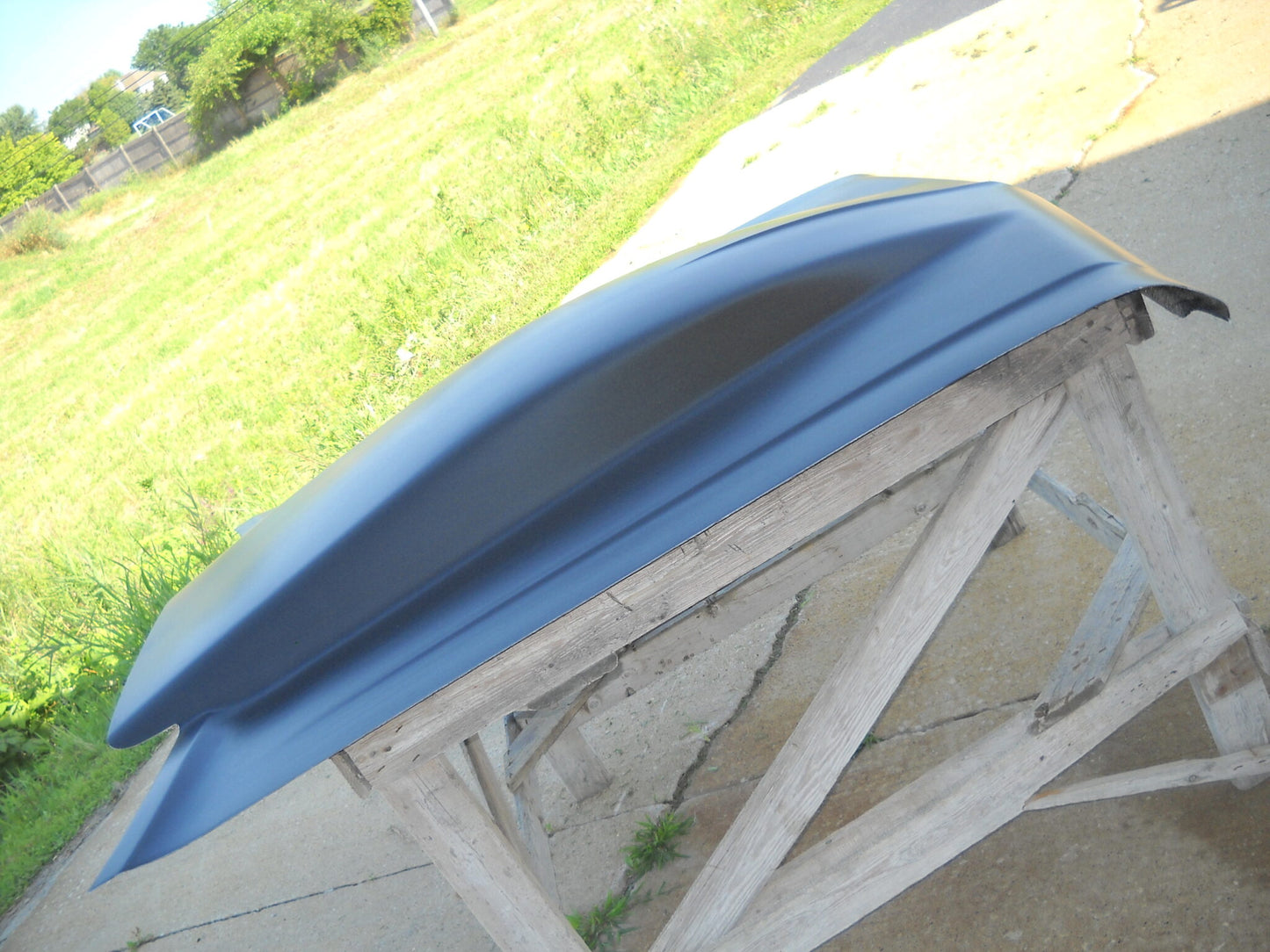 1968-1974 Nova / Chevy Ii 5" Sunoco Style Pin-On Fiberglass Hood With Cowl Panel (Extended To W/S) - Glasstek H1330 - view 3
