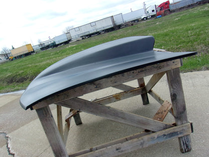 2002-2009 Trailblazer 4" Cowl Induction (Flat Top) Bolt-On Fiberglass Hood - Glasstek H1342 - view 3