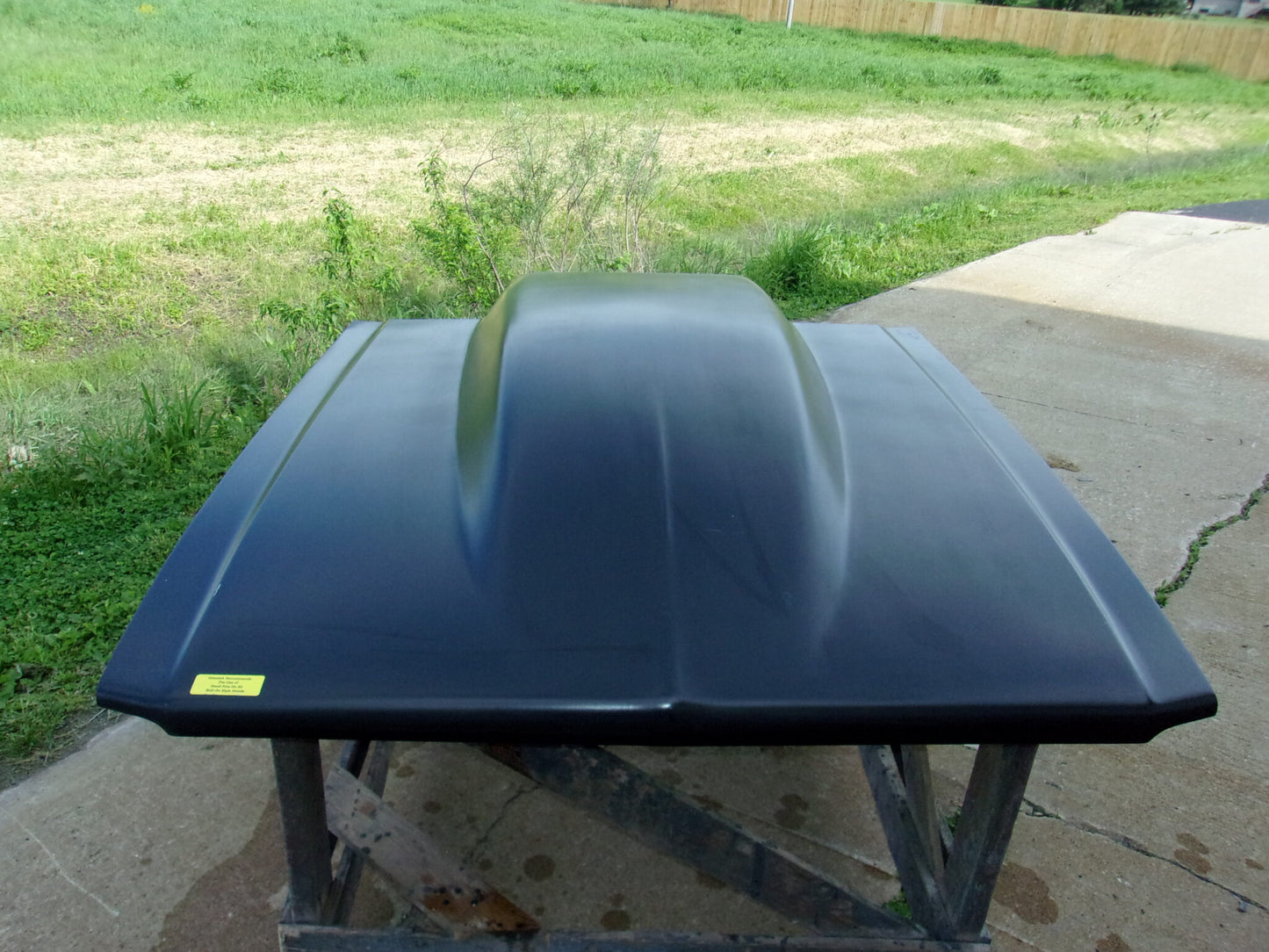 1975-1979 Nova 5" Sunoco / Bubble Style Bolt-On Fiberglass Hood - Glasstek H1340 product image