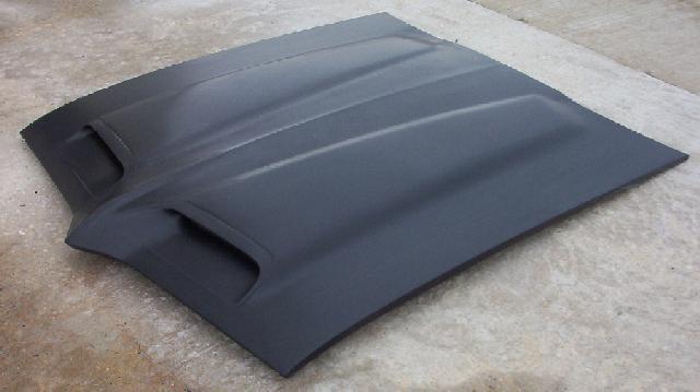 1969 Trans Am Bolt-On Fiberglass Hood (Will Fit 67-68) - Glasstek H3016 - view 2
