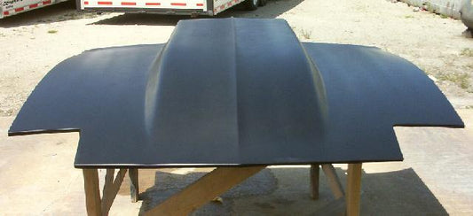 1982-1992 Firebird 4" Cowl Induction Bolt-On Fiberglass Hood - Glasstek H3033 product image
