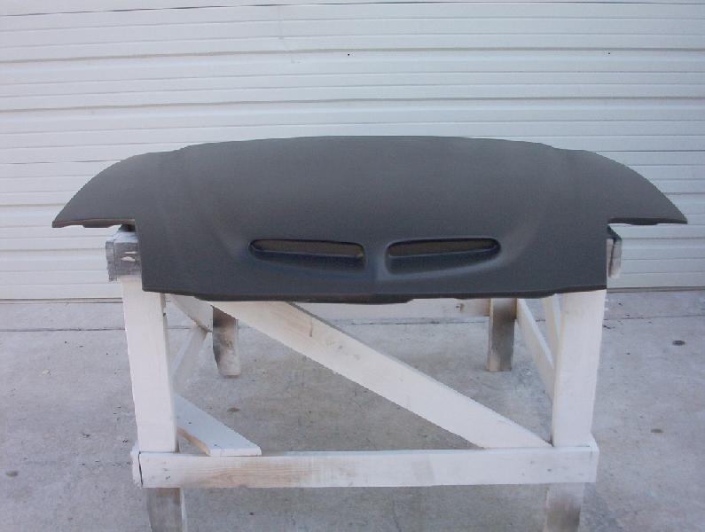 1993-1997 Firebird Ram Air Bolt-On Fiberglass Hood - Glasstek H3043 product image