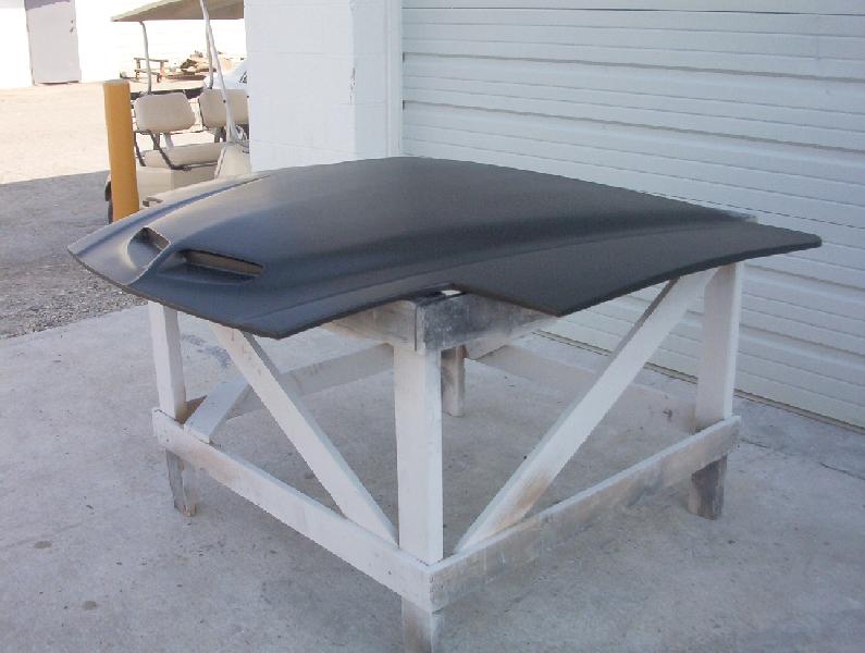 1993-1997 Firebird Ram Air Bolt-On Fiberglass Hood - Glasstek H3043 - view 3