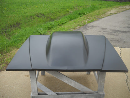 1981-1987 Grand Prix 5" Sunoco / Bubble Style Bolt-On Fiberglass Hood - Glasstek H3071 product image