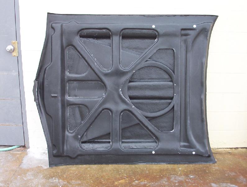 1970 442 Factory Reproduction Bolt-On Fiberglass Hood (Fits 69) - Glasstek H6001 - view 3