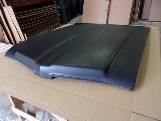 1969-1970 Cutlass Stock Flat Bolt-On Fiberglass Hood - Glasstek H6009 product image