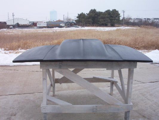 1981-1988 Cutlass 4" Cowl Induction Bolt-On Fiberglass Hood - Glasstek H6017 product image