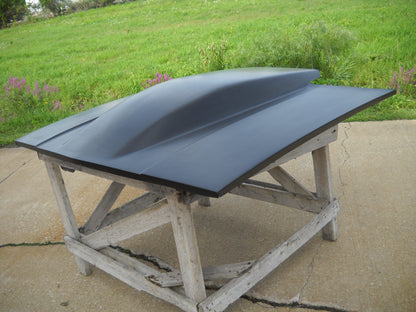 1981-1988 Cutlass 5" Sunoco Style Bolt-On Fiberglass Hood - Glasstek H6036 - view 2