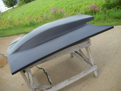 1981-1988 Cutlass 5" Sunoco Style Bolt-On Fiberglass Hood - Glasstek H6036 - view 3