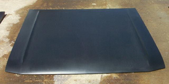 1970-1972 Dart / Demon Stock Flat Bolt-On Fiberglass Hood - Glasstek H7024 product image