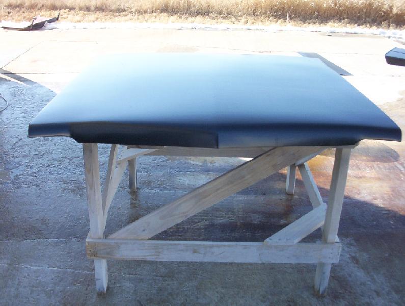 1968-1969 Roadrunner Stock Flat Bolt-On Fiberglass Hood (Has No Body Lines In Center) - Glasstek H7056 - view 2