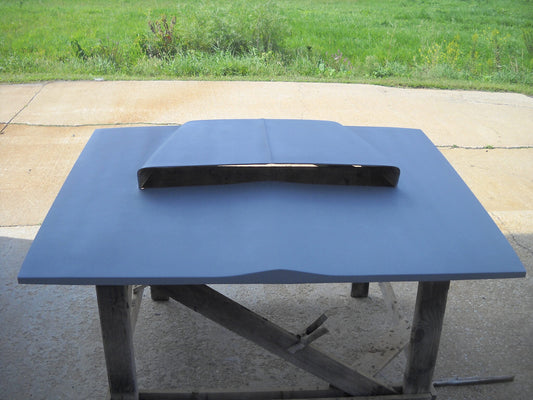 1969 Barracuda Hemi Super Stock Bolt-On Fiberglass Hood (Hood With Hemi Scoop Installed) - Glasstek H7062 product image