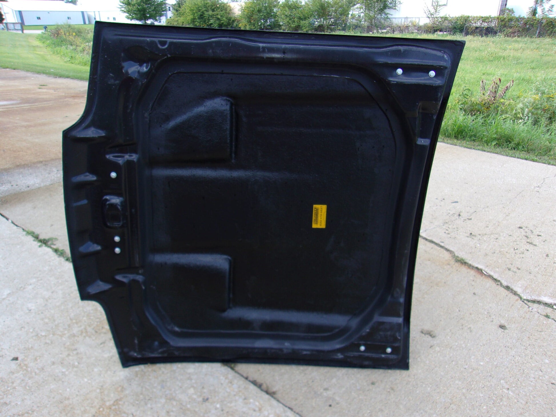 1987-1993 Mustang Mach 1 Style Bolt-On Fiberglass Hood - Glasstek H9013 - view 3