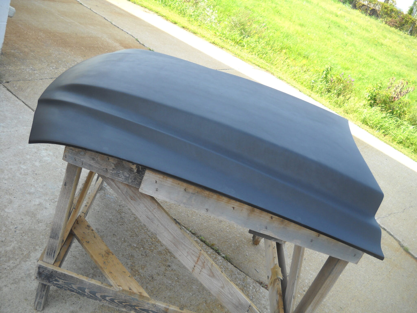 1994-1998 Mustang Cobra 2" Cowl Induction Bolt-On Fiberglass Hood - Glasstek H9017 - view 3