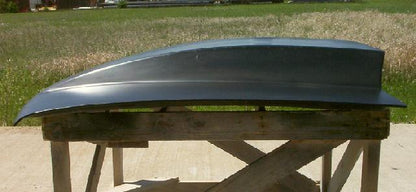 1987-1993 Mustang 4" Cowl Induction Bolt-On Fiberglass Hood - Glasstek H9031 - view 3