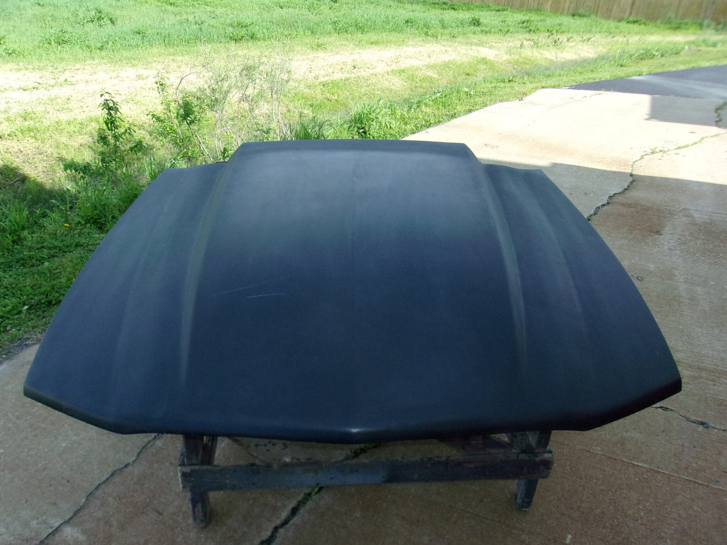 2005-2009 Mustang Gt500 2 1/2" Cowl Stock Sized Bolt-On Fiberglass Hood - Glasstek H9092 product image