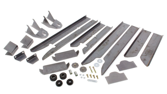 Hellwig Frame Rail Brace - Frame FX - Weld-On - Steel - Natural - GM A-Body 1964-67 - Kit