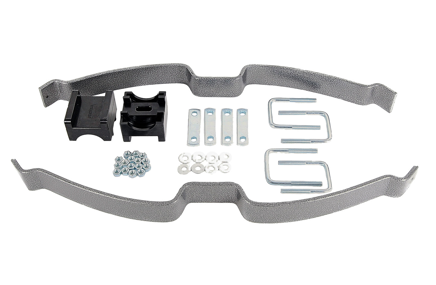 Hellwig Helper Spring Kit - EZ-990 - Add-A-Leaf - Stock Height - Rear - Steel - Silver Powder Coat - Ford Transit