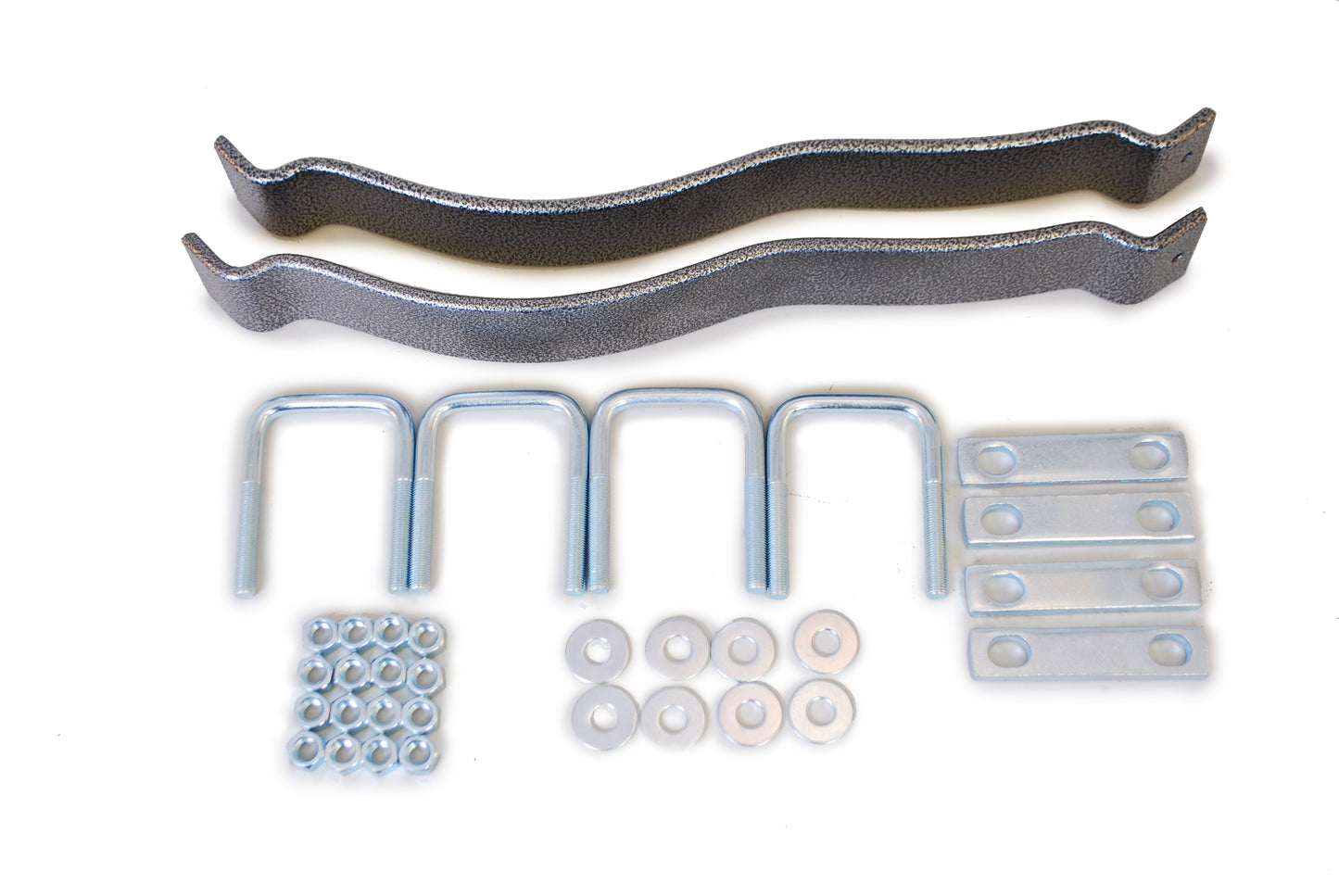 Hellwig Helper Spring Kit - Traction Control - Stock Height - Steel - Silver Powder Coat - Various Applications - Kit