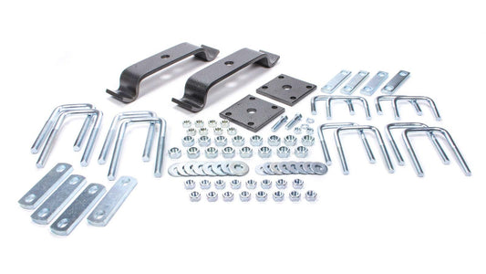 Hellwig Helper Spring Mounting - Steel - Silver Powder Coat - LP-25 - Various Applications - Kit